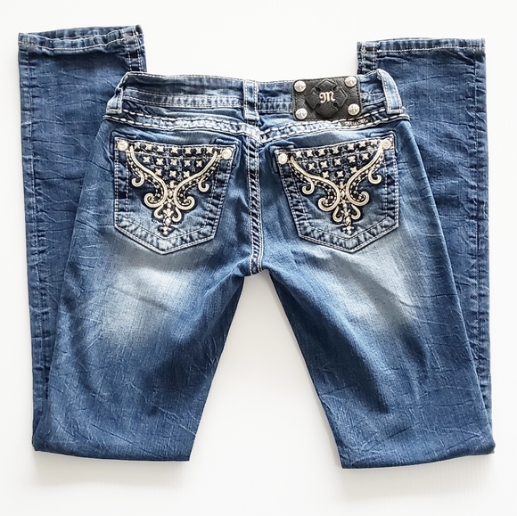 miss me signature straight jeans